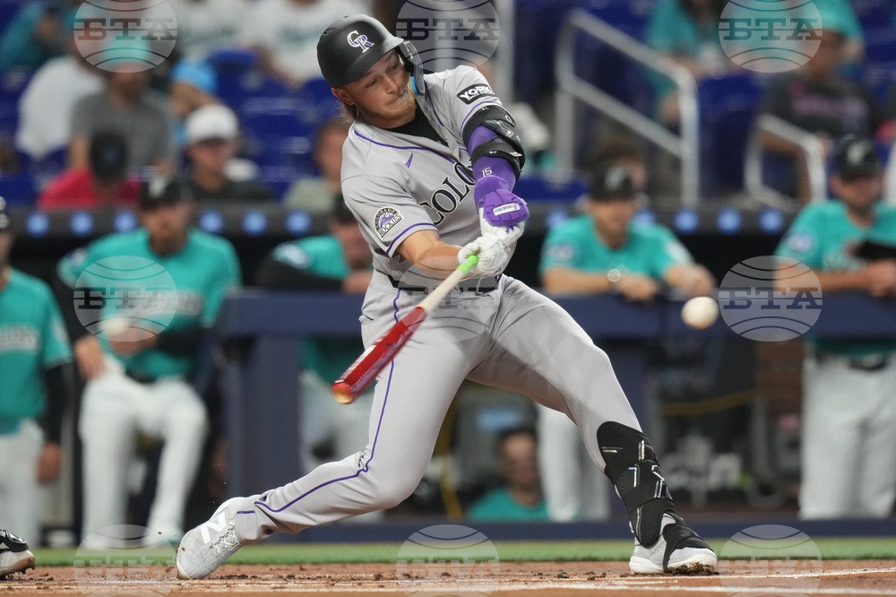 Rockies Marlins Baseball