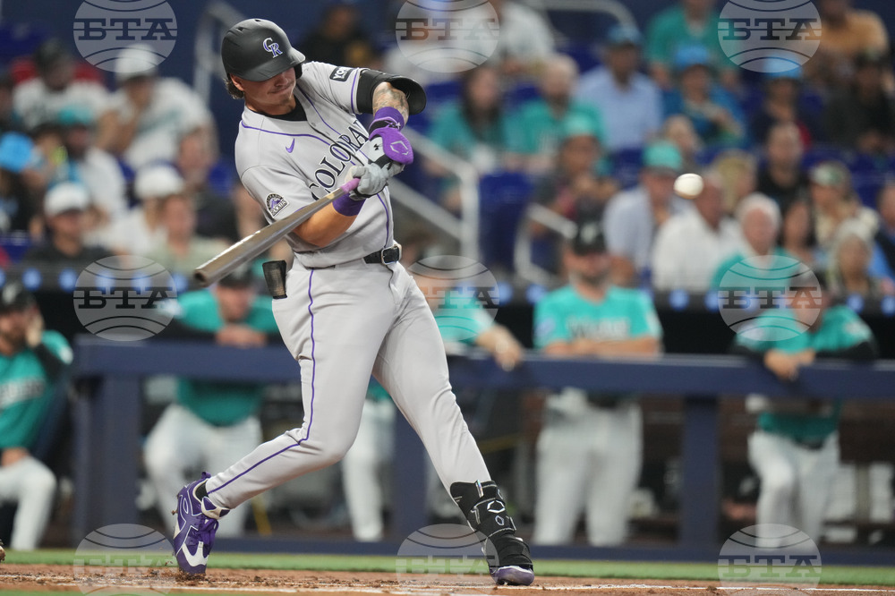 Rockies Marlins Baseball