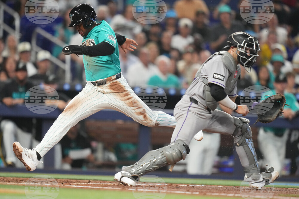 Rockies Marlins Baseball