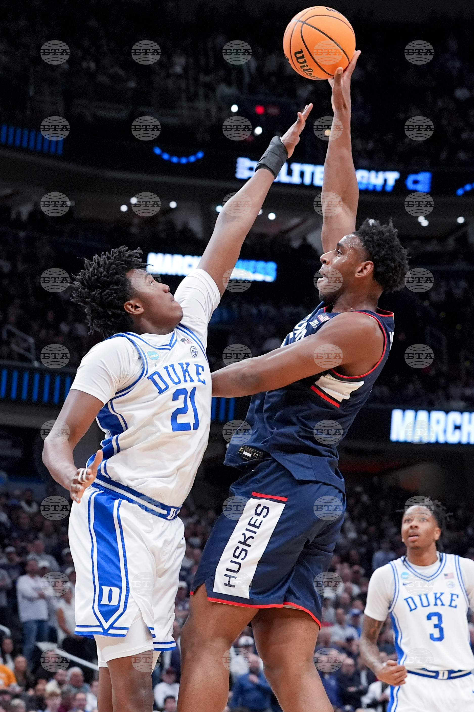 NCAA UConn Duke Basketball