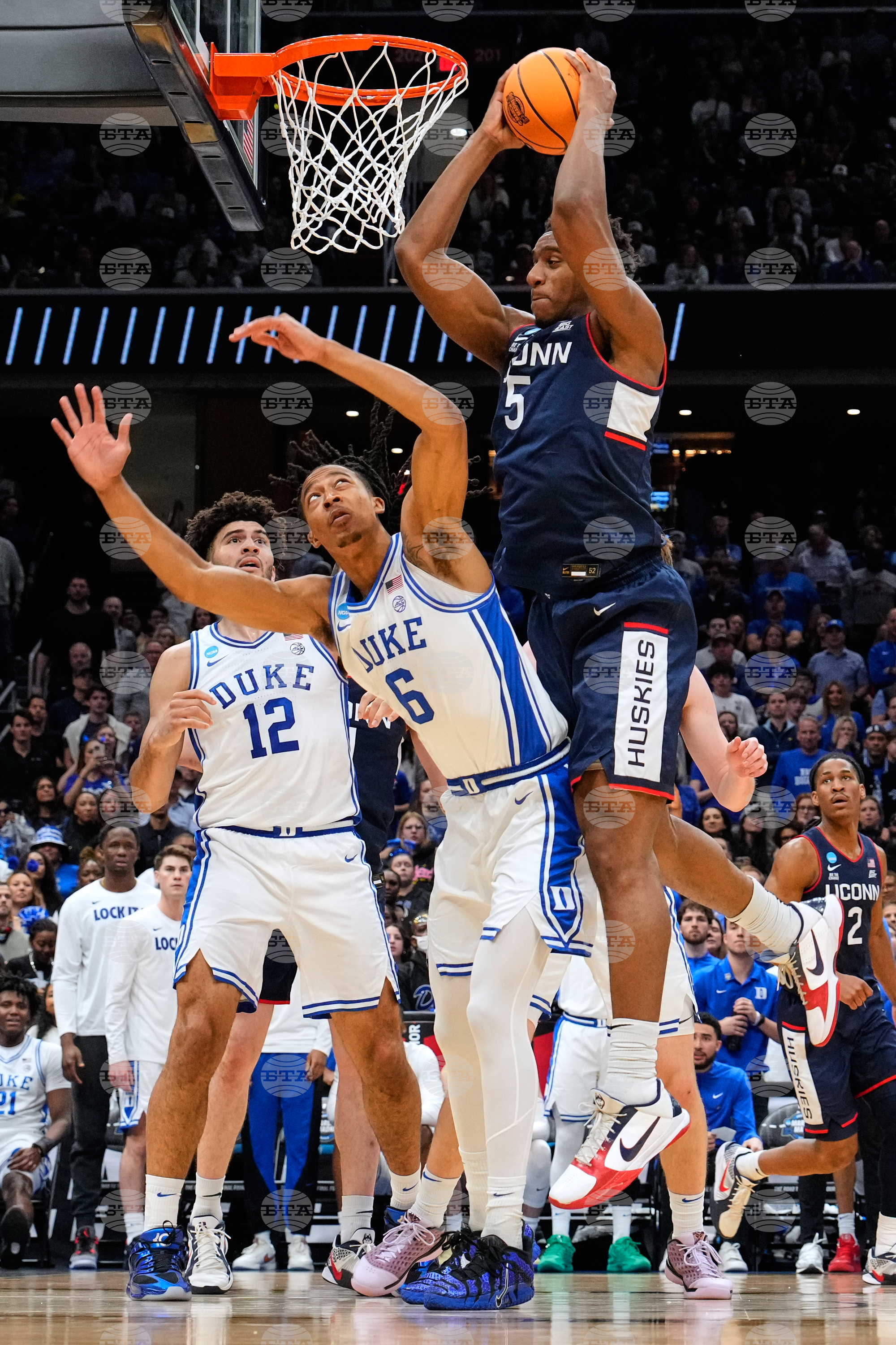 NCAA UConn Duke Basketball