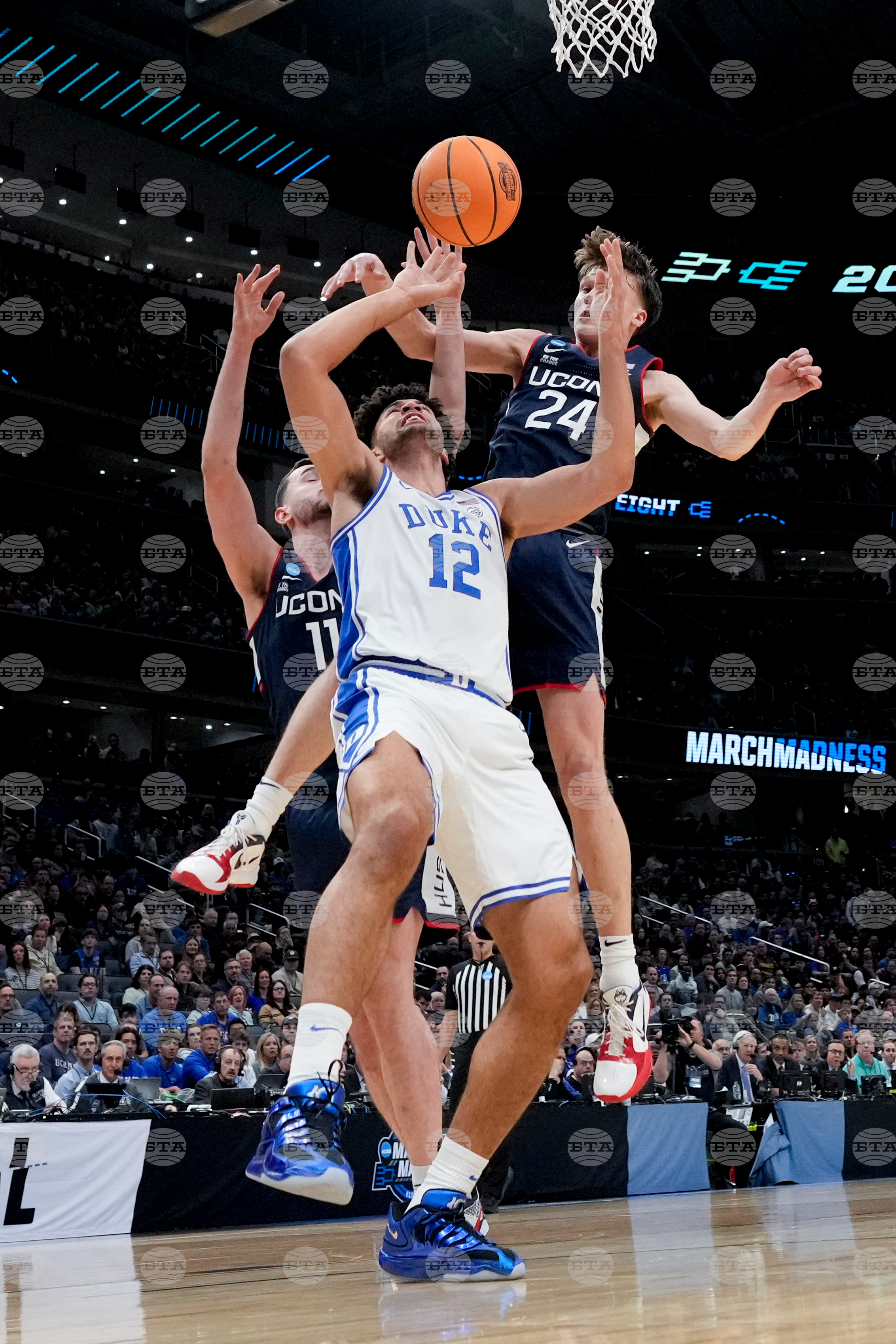 NCAA UConn Duke Basketball