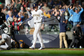 White Sox Brewers Baseball