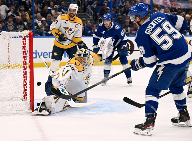 Тампа Бей оглави класирането в Източната конференция на НХЛ след успех над Нешвил