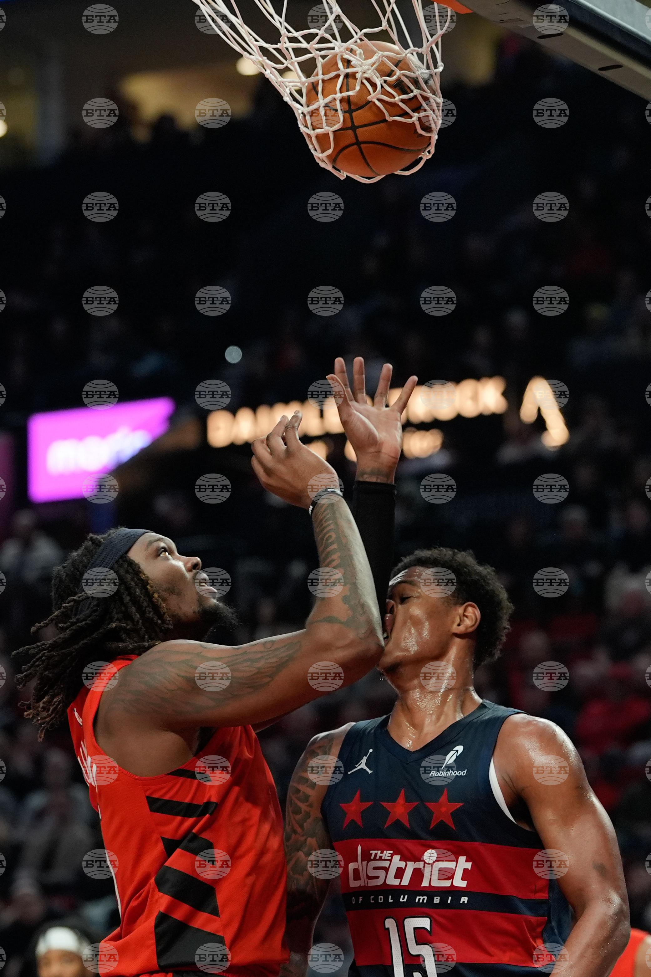 Wizards Trail Blazers Basketball