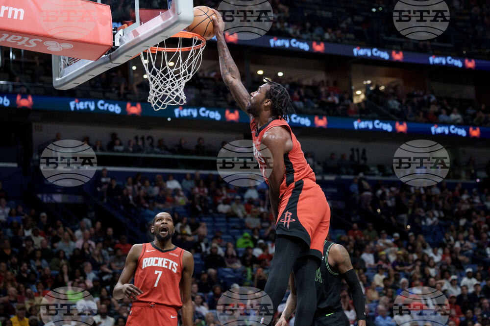 Rockets Pelicans Basketball