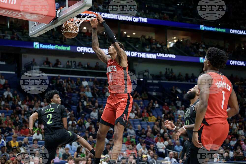 Rockets Pelicans Basketball