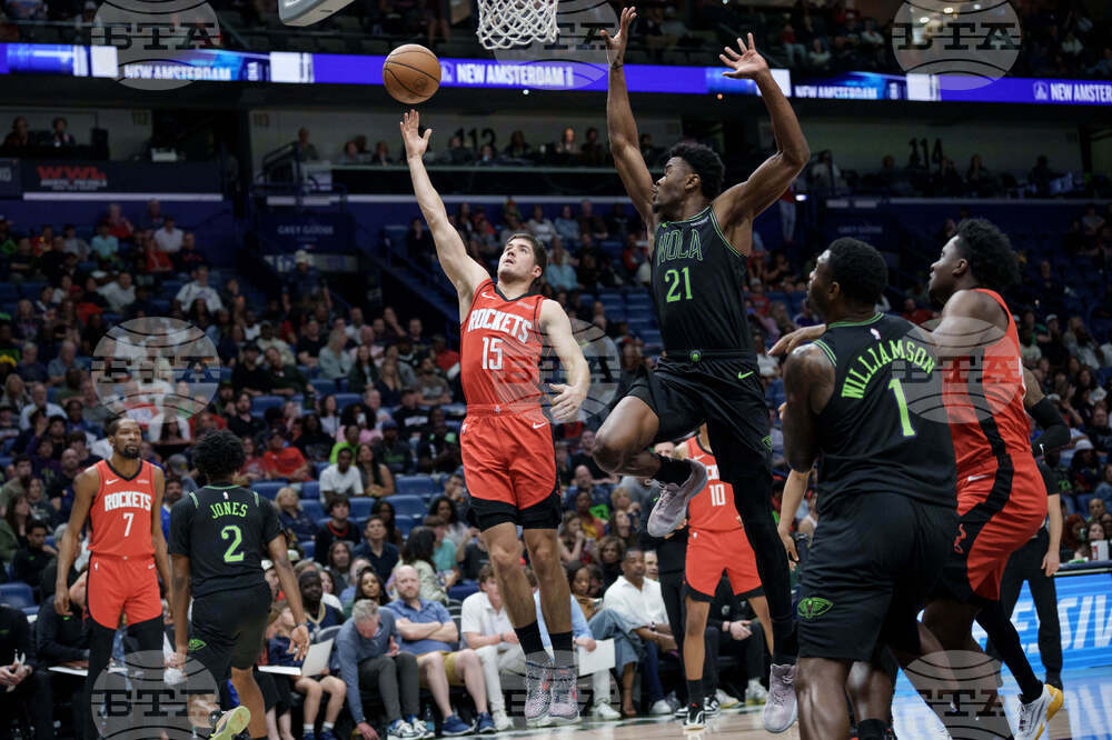 Rockets Pelicans Basketball