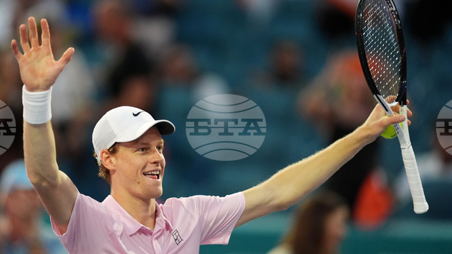 Яник Синер спечели титлата на турнира по тенис от сериите "Мастърс" в Маями