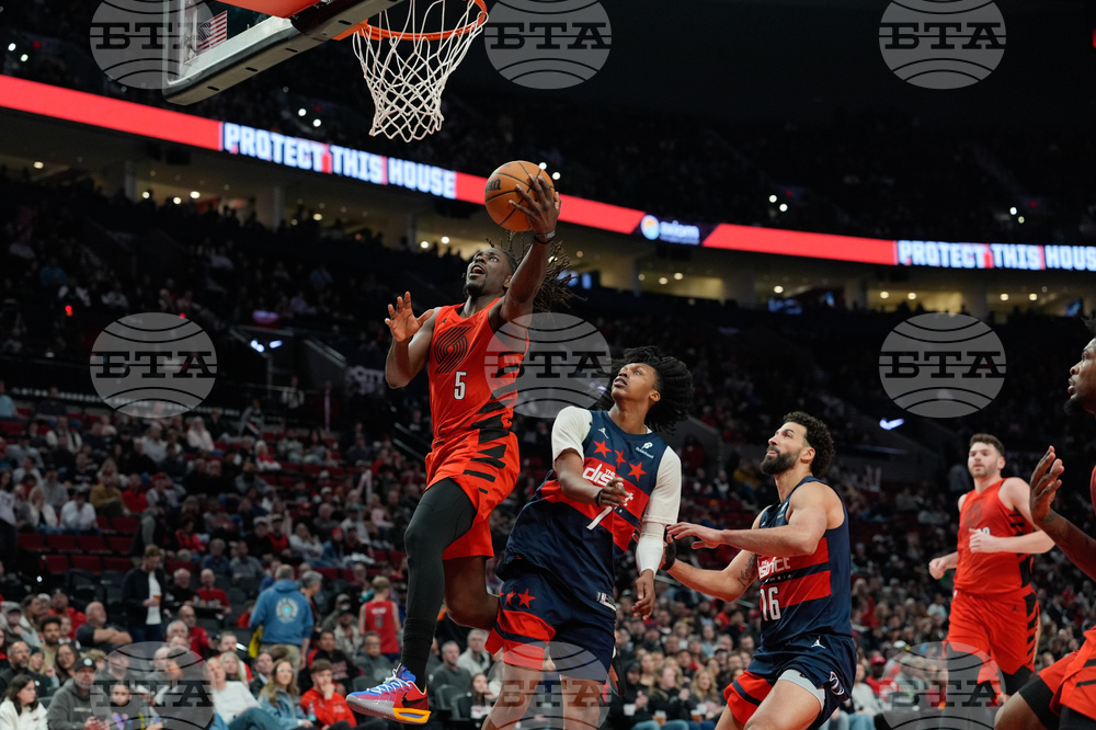 Wizards Trail Blazers Basketball