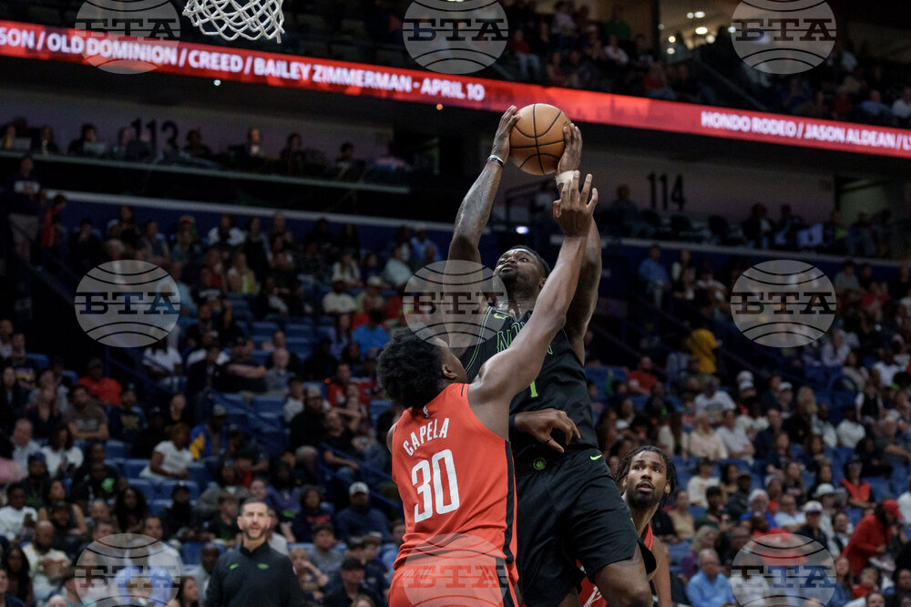 Rockets Pelicans Basketball