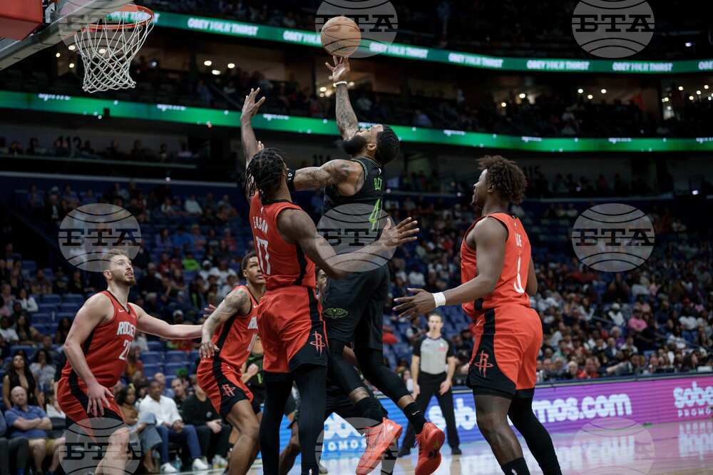 Rockets Pelicans Basketball