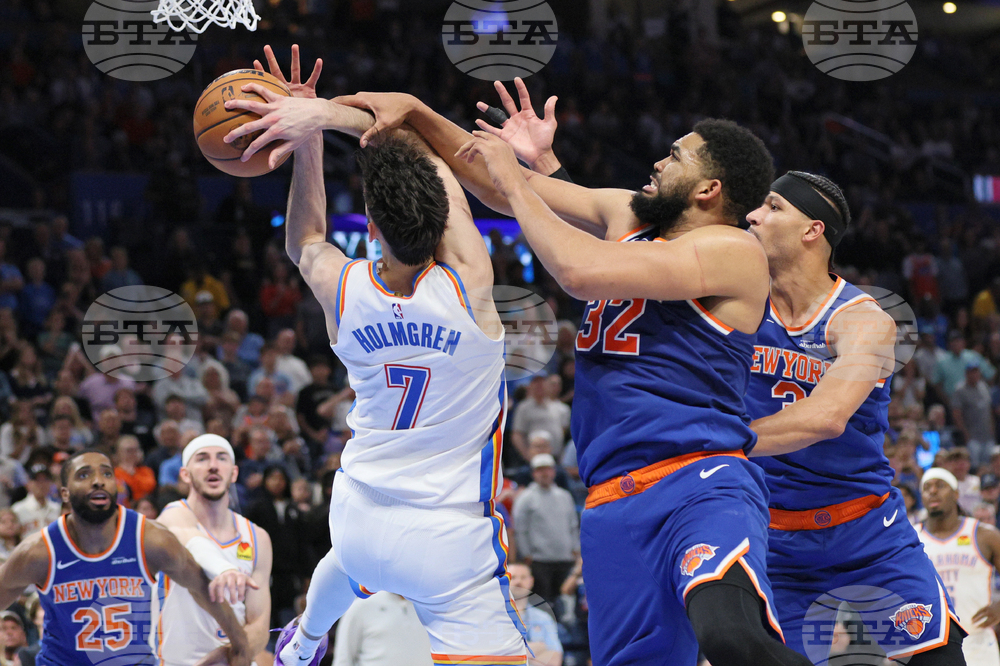 Knicks Thunder Basketball