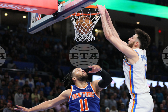 Лидерът в Западната конференция на НБА Оклахома Сити надигра Ню Йорк