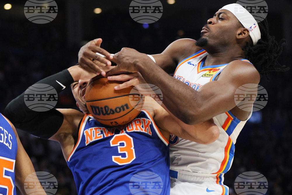 APTOPIX Knicks Thunder Basketball