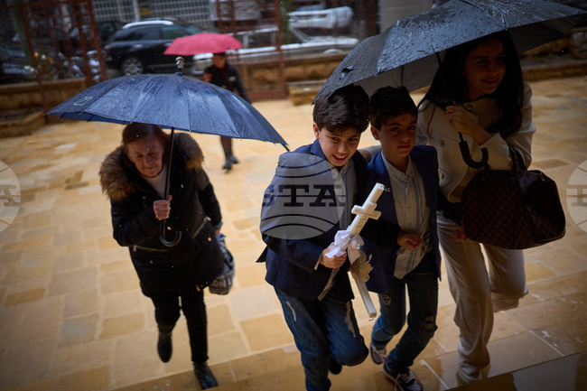 APTOPIX Lebanon Palm Sunday