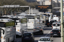 France Iran War Oil Prices Protest