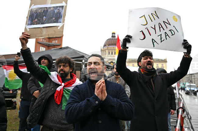 Germany Syria Protest