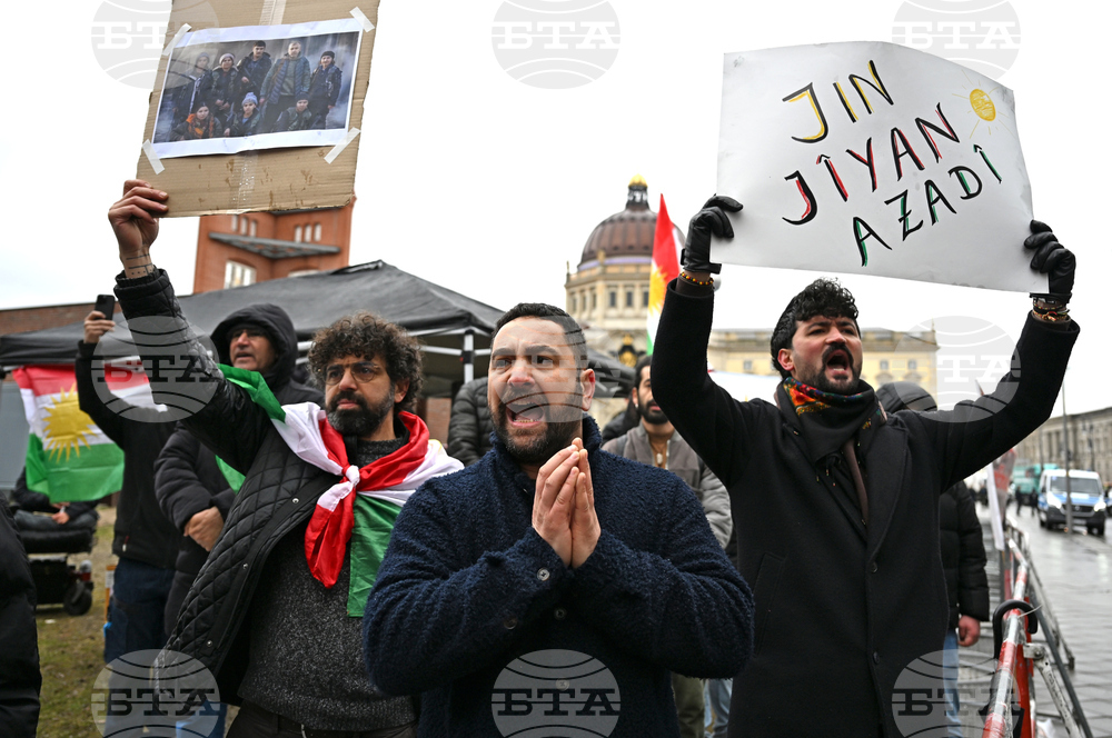 Germany Syria Protest