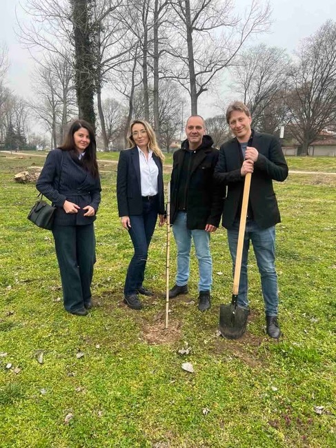 CC-DB Kicks Off Election Campaign in Pazardzhik with Tree-Planting Initiative