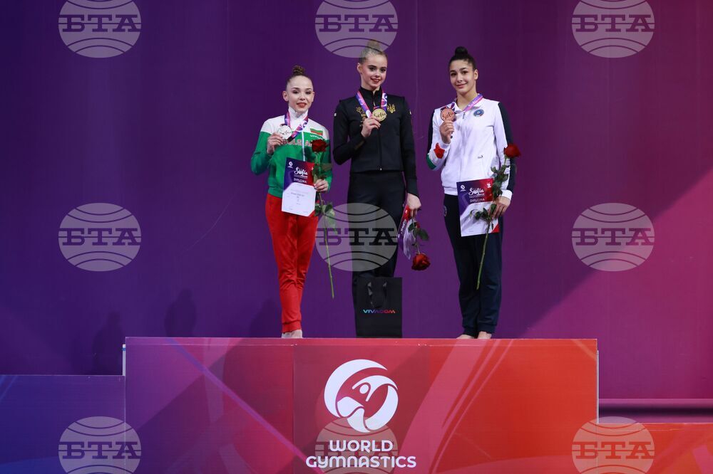 Световна купа по художествена гимнастика - награждаване - Стилияна Николова