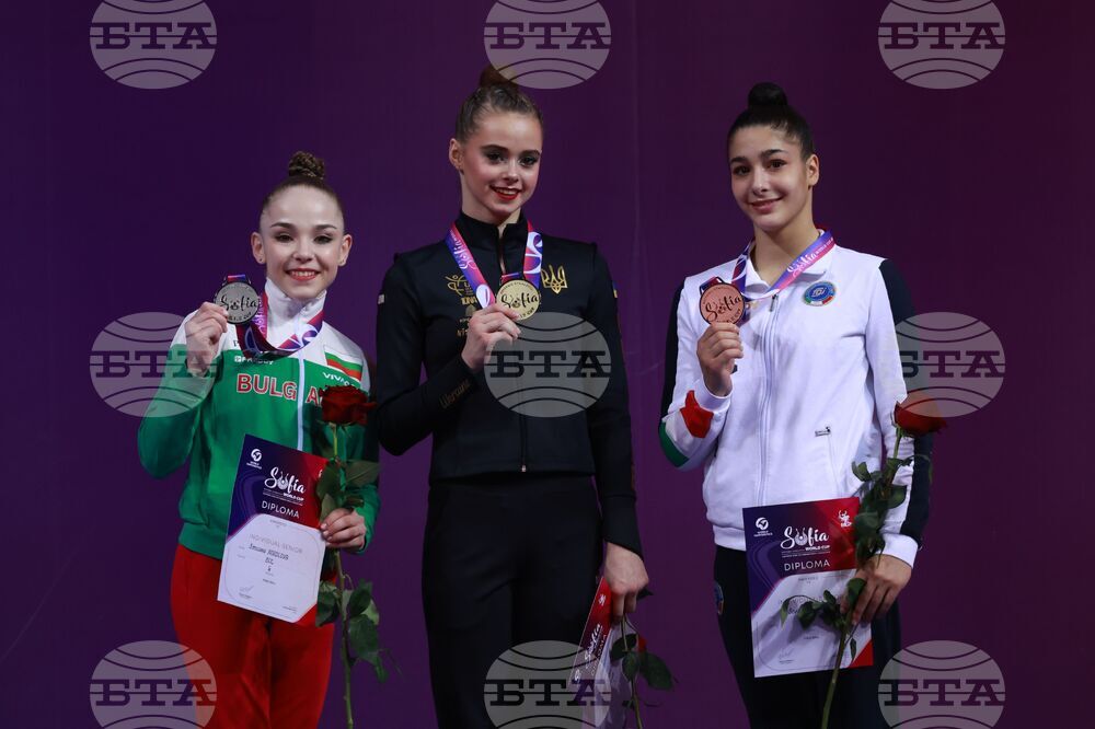 Световна купа по художествена гимнастика - награждаване - Стилияна Николова