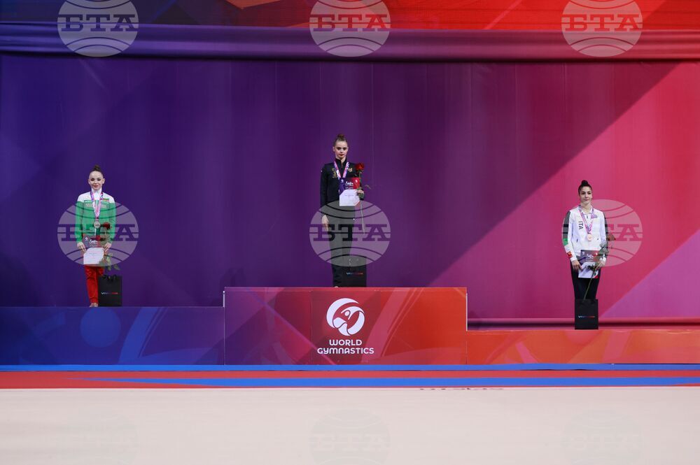 Световна купа по художествена гимнастика - награждаване - Стилияна Николова