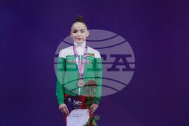 Световна купа по художествена гимнастика - награждаване - Стилияна Николова