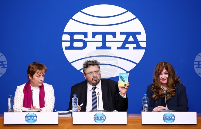 Национален пресклуб на БТА София - подписване на договор за партньорство между БТА и Института за български език към БАН - пресконференция