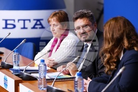 Национален пресклуб на БТА София - подписване на договор за партньорство между БТА и Института за български език към БАН - пресконференция