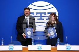 Национален пресклуб на БТА София - подписване на договор за партньорство между БТА и Института за български език към БАН - пресконференция