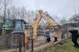 Перник - начало на строителни работи - тягова подстанция (ТПС)