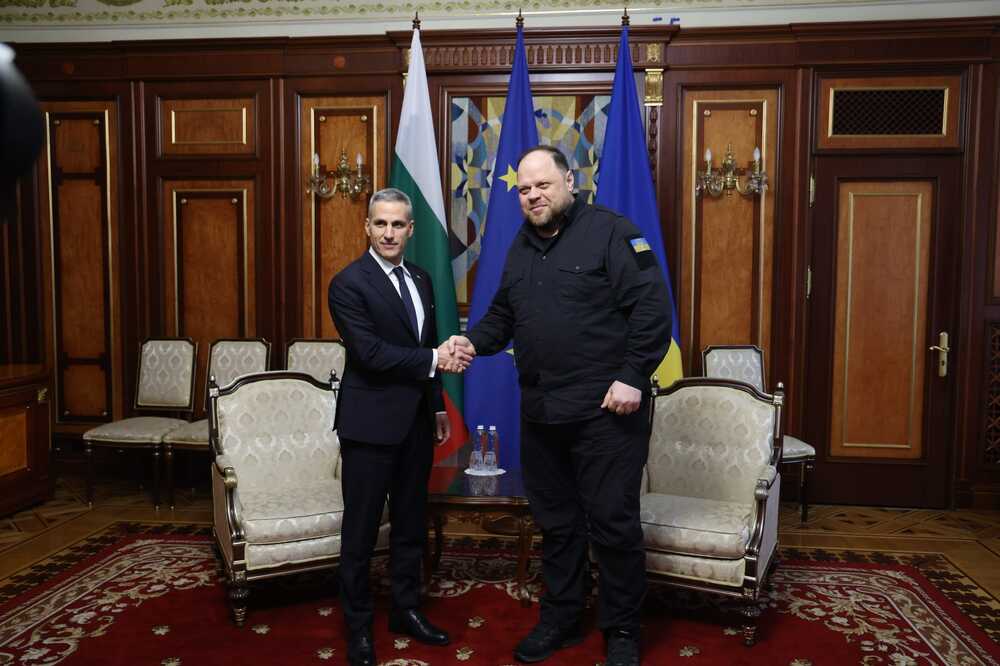 Prime Minister Gurov Pledges Further Support for Ukraine During Talks with Parliament Chair Stefanchuk