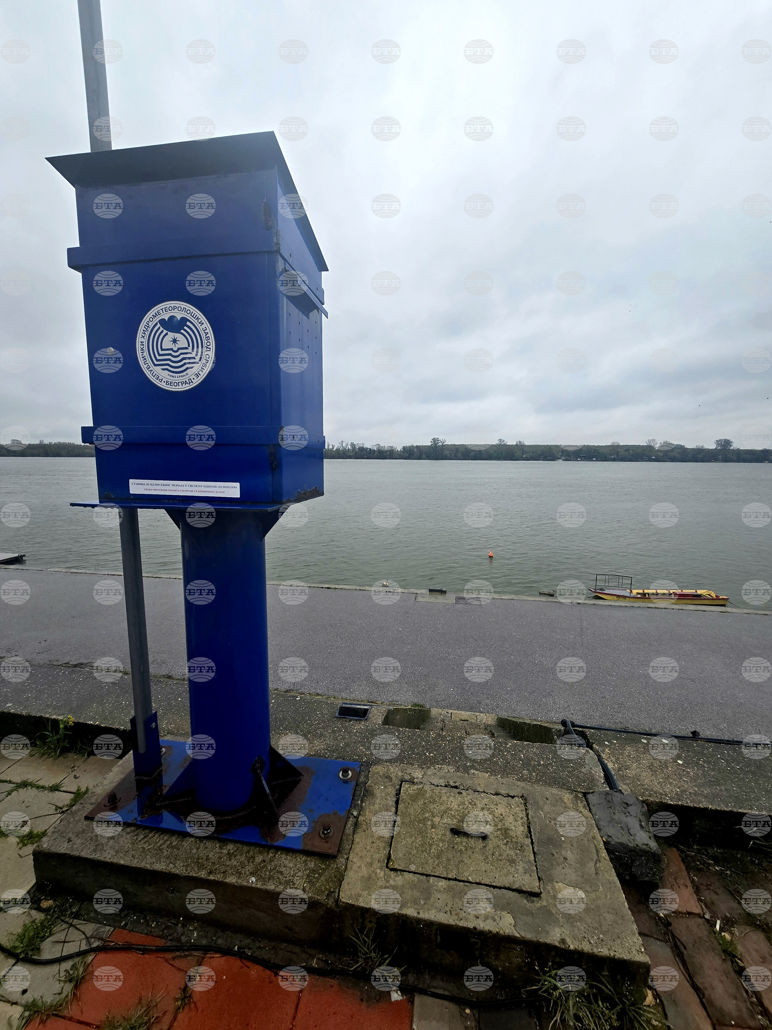 Сърбия - река Дунав - покачване на нивото