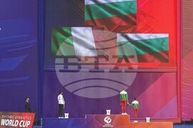 Световна купа по художествена гимнастика - награждаване - бухалки