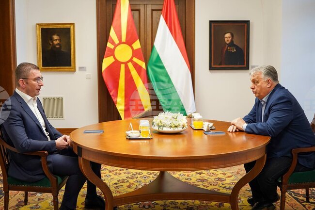 Задълбочаване на стратегическото партньорство между Унгария и Северна Македония са обсъдили в Будапеща Мицкоски и Орбан