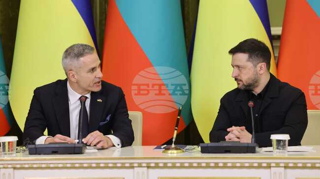 Служебният премиер Андрей Гюров и украинският президент подписаха 10-годишно споразумение за сигурност между България и Украйна