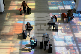 APTOPIX Travel Delays