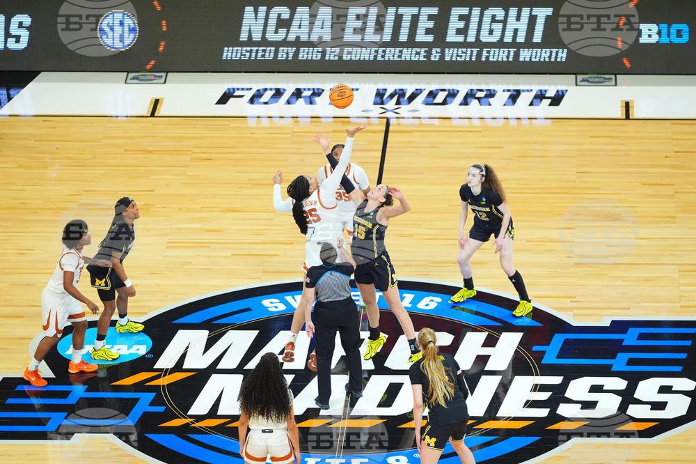 NCAA Michigan Texas Basketball