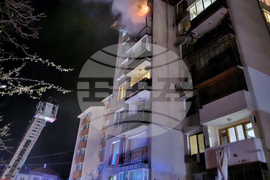 Смолян  - пожар