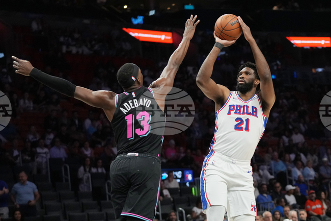 76ers Heat Basketball