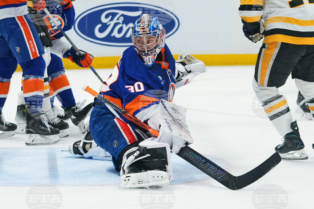 Penguins Islanders Hockey