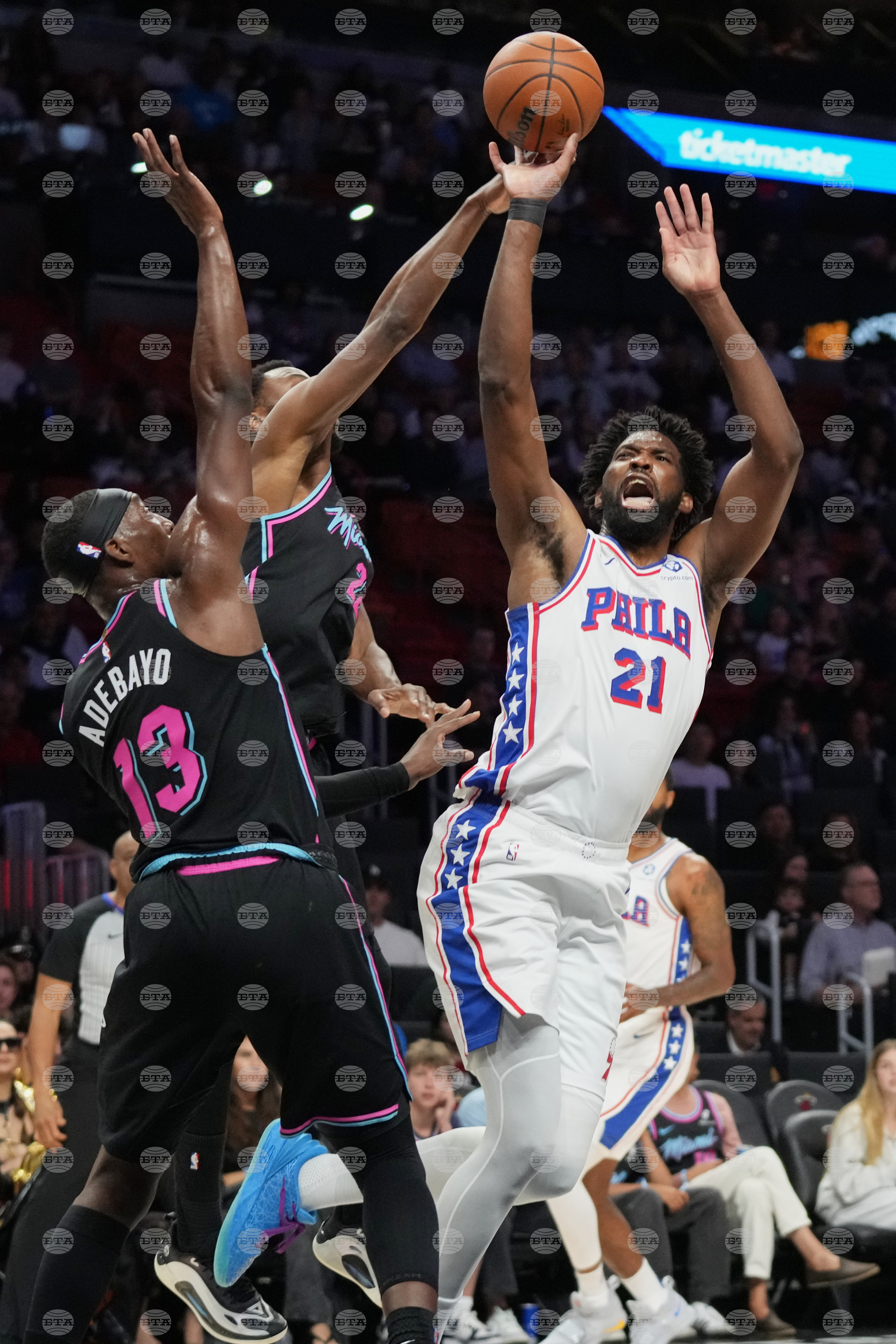 76ers Heat Basketball