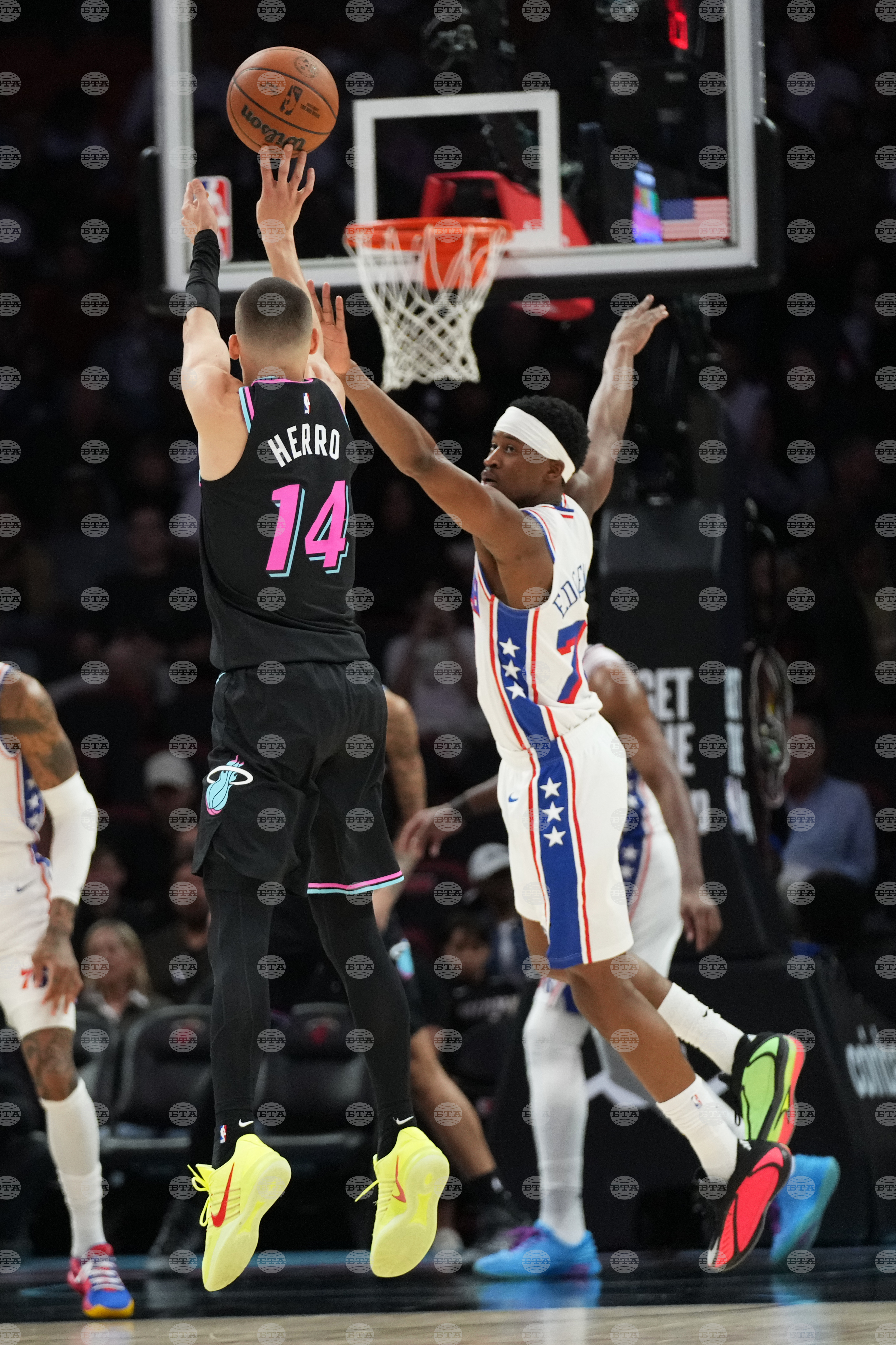 76ers Heat Basketball