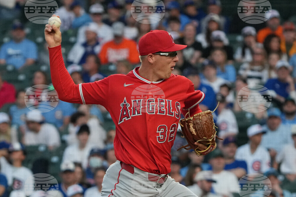 Angels Cubs Baseball