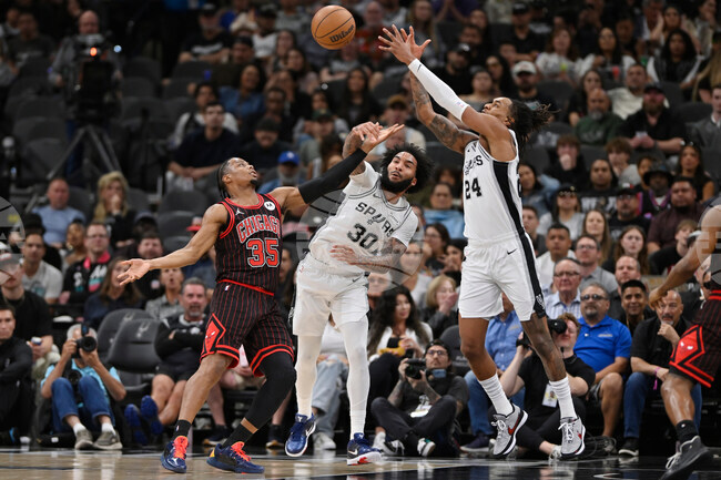 Bulls Spurs Basketball