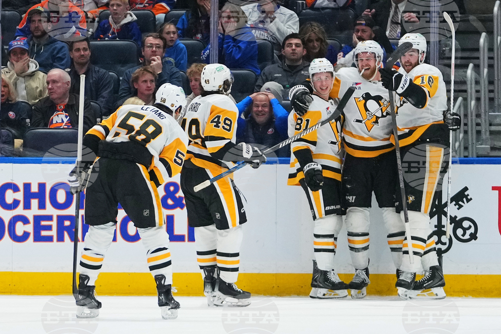 Penguins Islanders Hockey