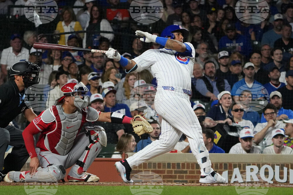 Angels Cubs Baseball