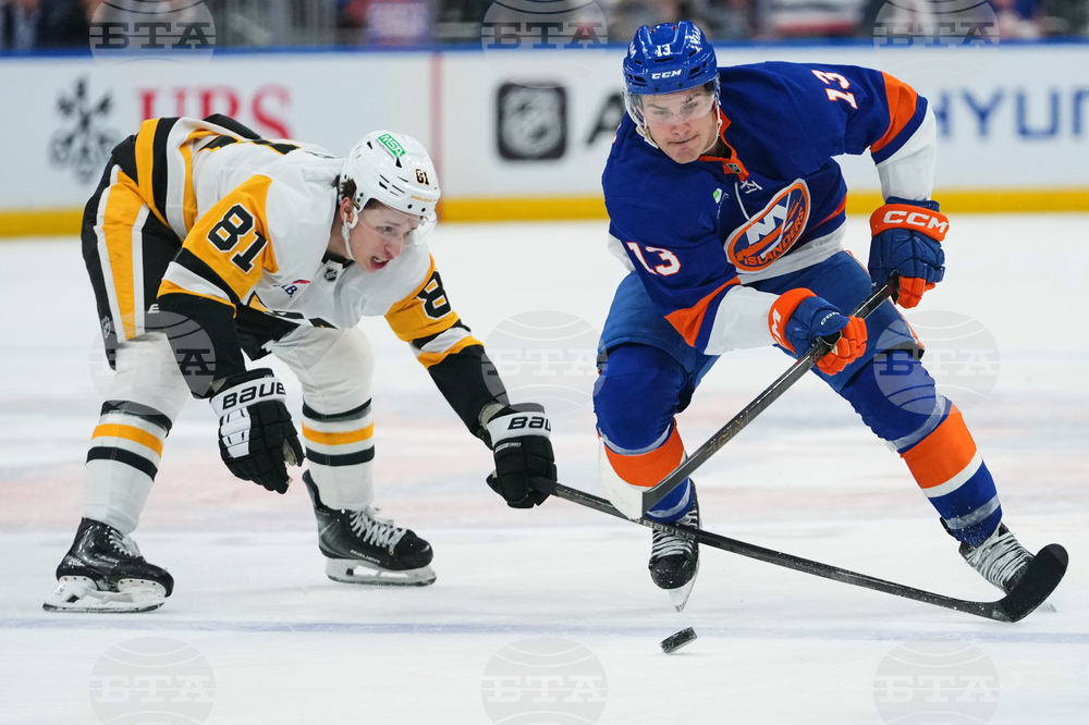 Penguins Islanders Hockey