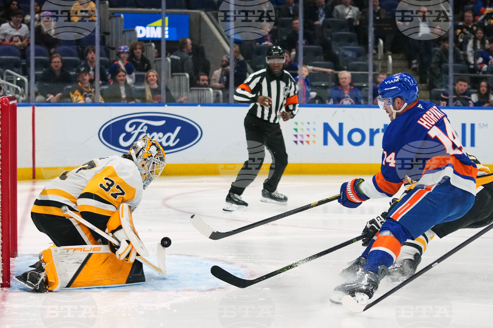 Penguins Islanders Hockey